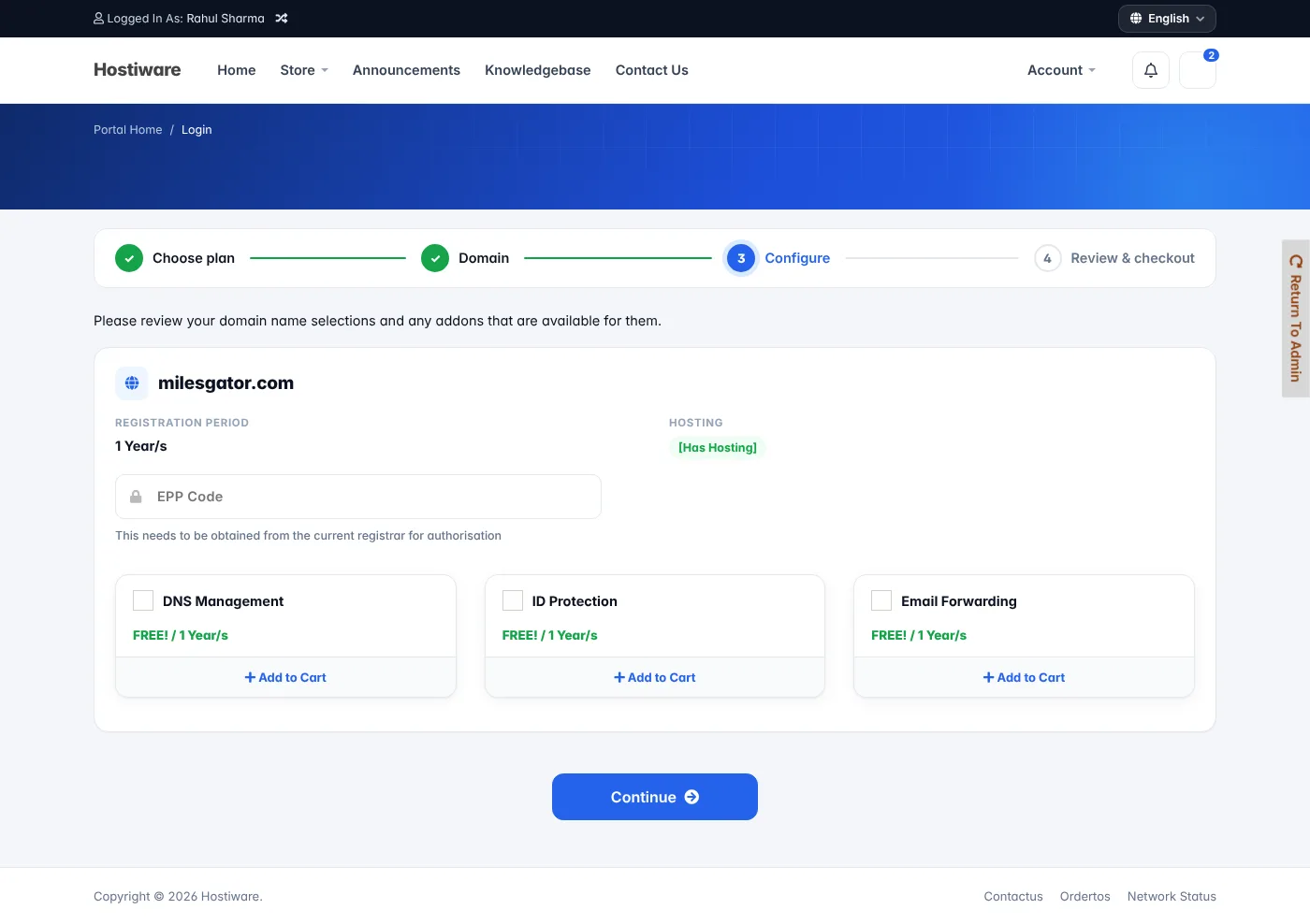 Harvest - Fully Responsive WHMCS Client Area Template — screenshot 5