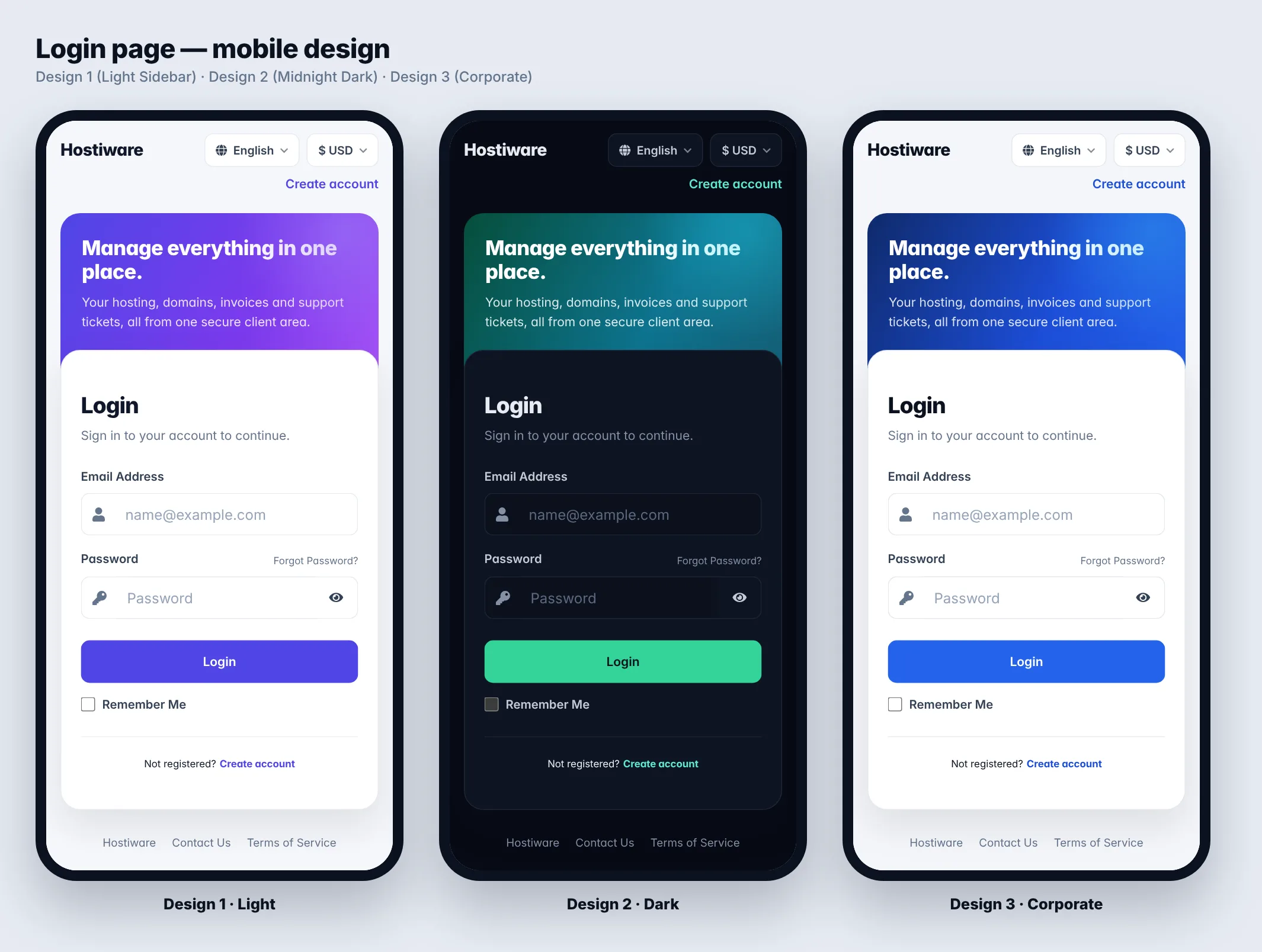 Harvest - Fully Responsive WHMCS Client Area Template — screenshot 10